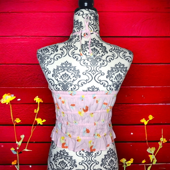 🆕️ BP. Pink Halter Crop Top- Medium - Picture 4 of 6